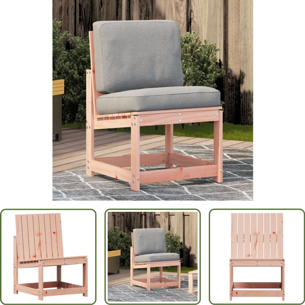 The Living Store Gartenstuhl 50,5x55x77 cm Massivholz Douglasie