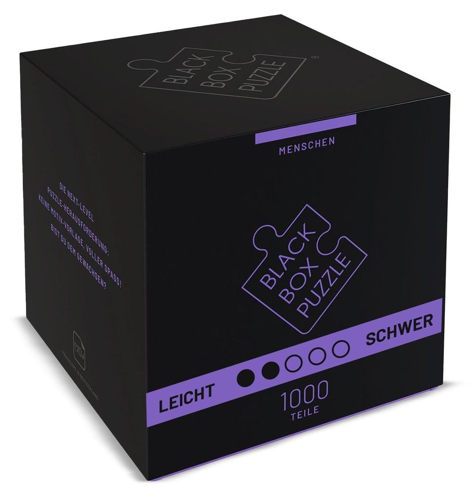Black Box Puzzle 1000 Teile, Blackbox mit Produktbild 
