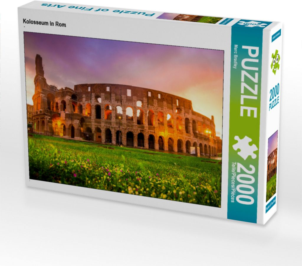 CALVENDO Puzzle Kolosseum in Rom 2000 Teile Puzzle quer | 2000 Teile Lege-Größe 90x67cm Foto-Puzzle für glückliche Stunden