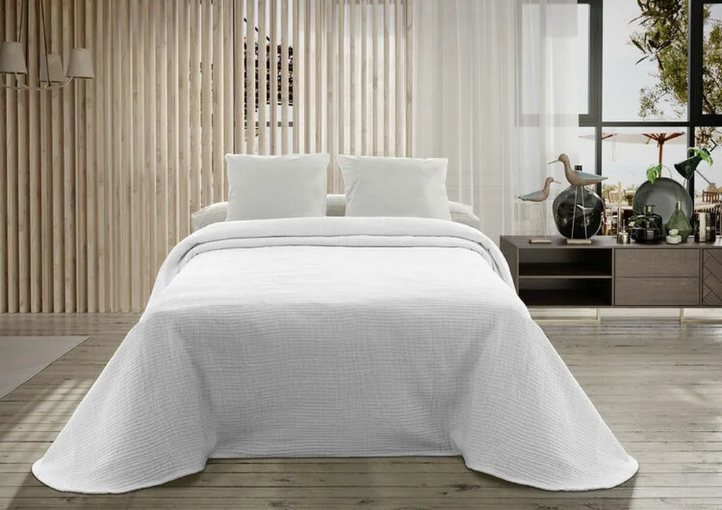 Copriletto Professionale 150 Palm White Hosteline - Resistenza Top