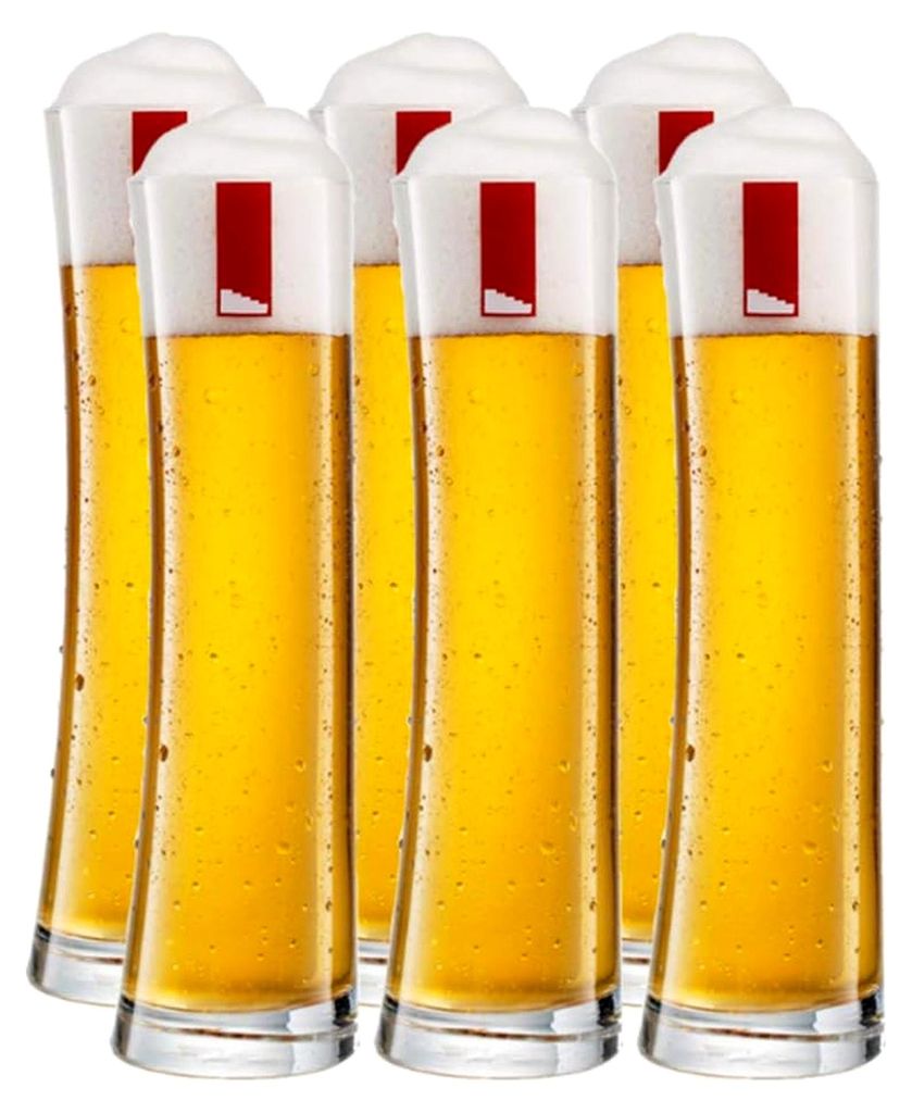 Stiegl Biergläser, Glas, 6er Set 0,3l