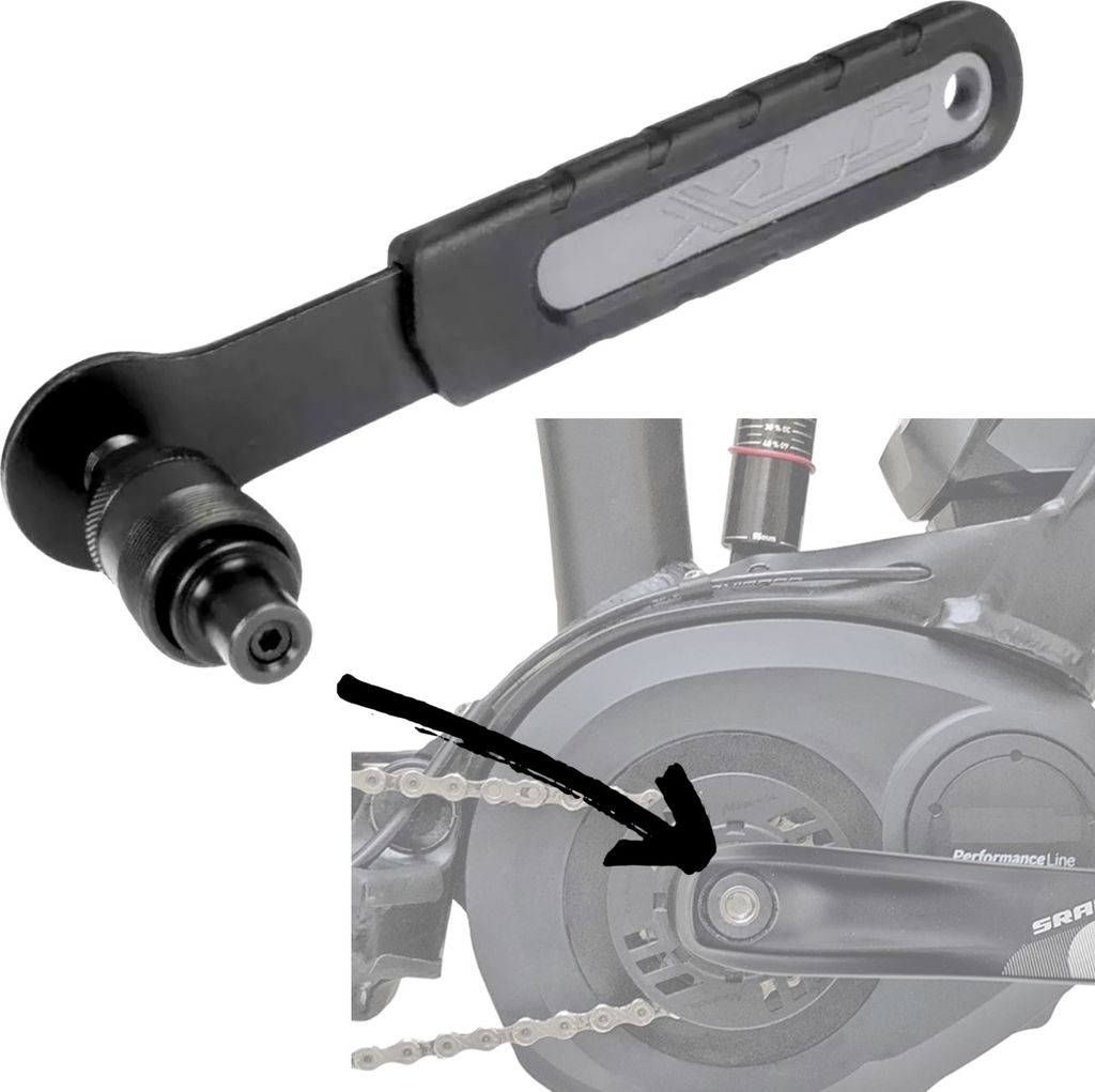 Fahrrad Tretkurbel Kurbelarm Abzieher TO-S02 für Ebike Produktbild 