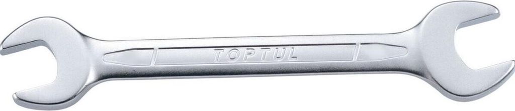 TOPTUL Doppel-Gabelschlüssel AAEJ0810 145mm Chrom-Vanadium-Stahl 40g