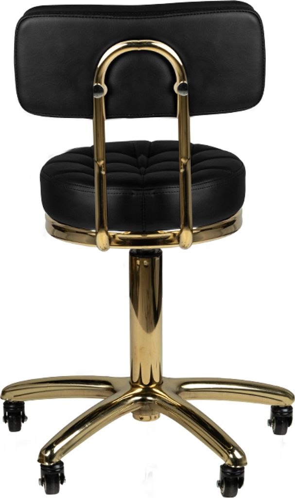 Kosmetikhocker Gold Am-961 Schwarz Produktbild 4
