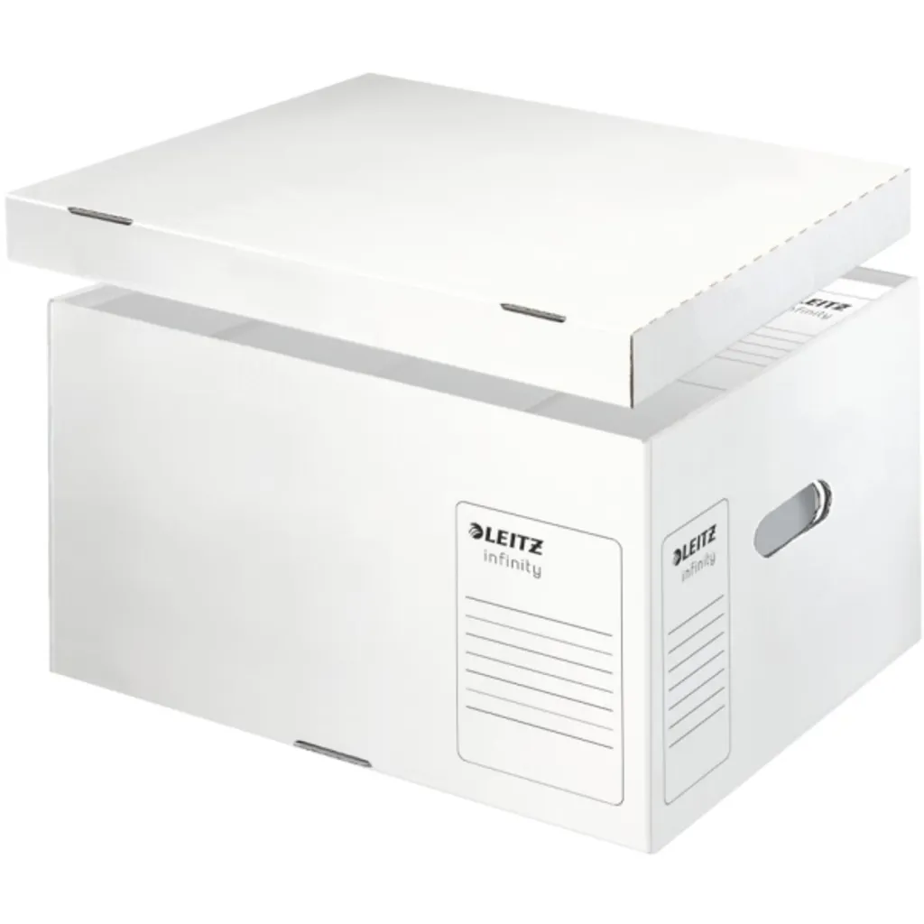 Archive Container L blanc : Boîte d'archivage robuste pour format A4