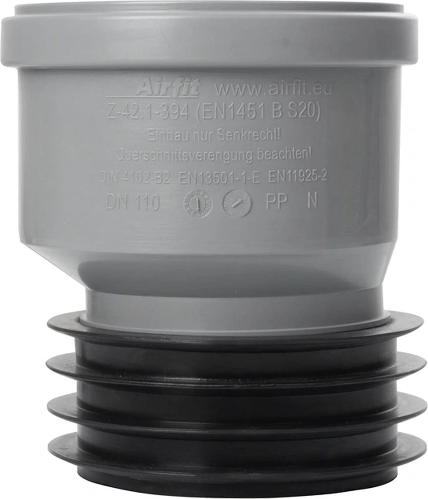 AIRFIT zásuvná objímka, Airfit-Plus, DN 110 x 110, 1 ks. Obrázok produktu 