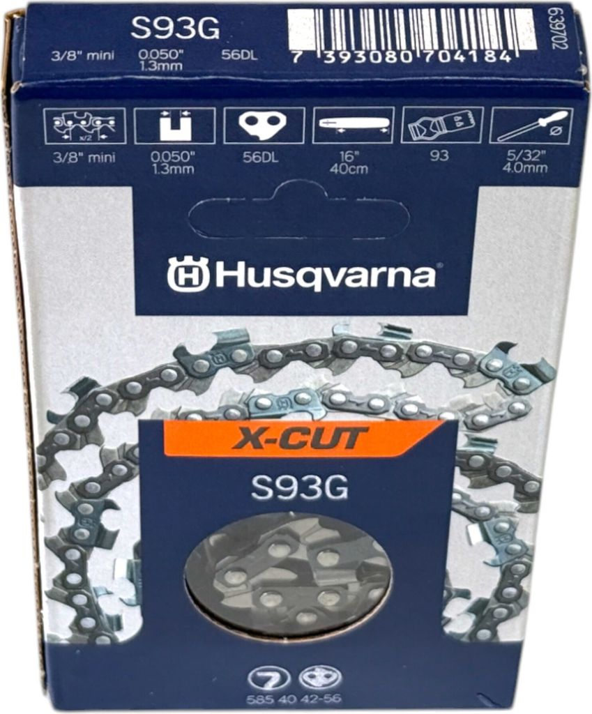 Husqvarna Mähwerkskette S93G 1.3mm/.3/8 /half-hit/ - 45 Produktbild 