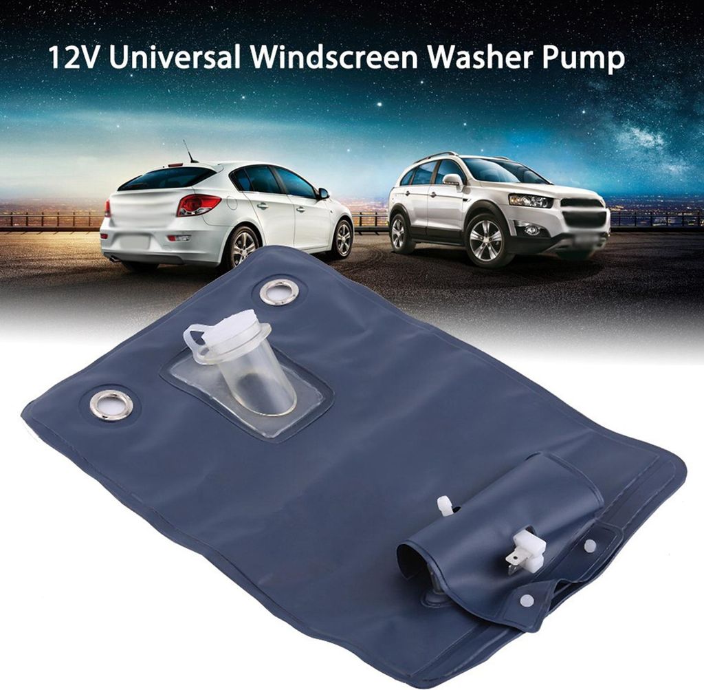 Windschutzscheibe -Waschmaschine Pumpe, Pumpsack, mit Jetknopfschalter Long Schlauch für Klassiker Car Car
