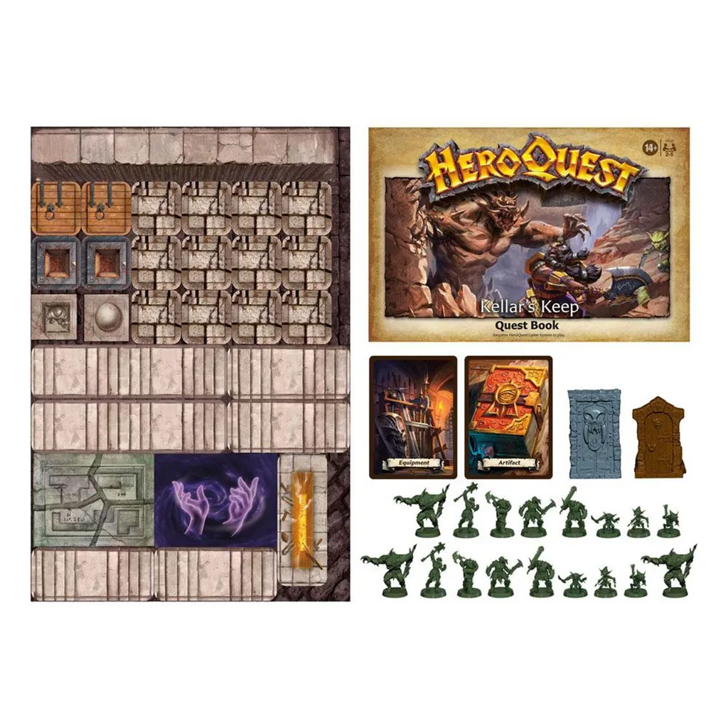 Extension Kellars Keep pour HeroQuest - Nouveau Pack de Quêtes Fantasy - 8