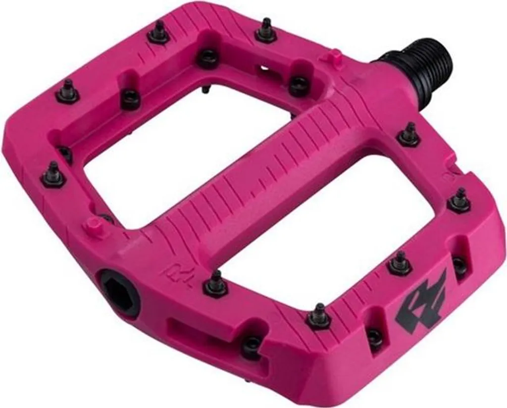 Race Face Chester Small Pédales Plates Magenta pour VTT avec Picots Acier
