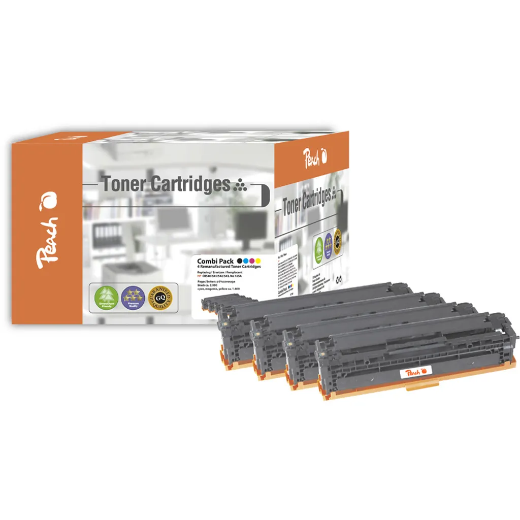 Toner compatible Peach multicouleur haute capacité pour modèle HP - 2