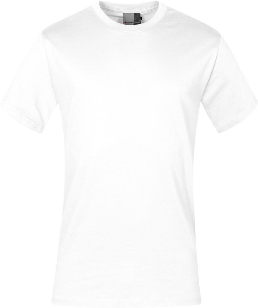 Promodoro heren premium T-shirt, maat XL, wit, 100% katoen, Productafbeelding 