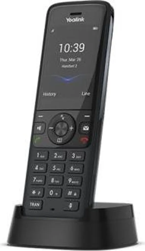 Téléphone DECT Yealink W78H Noir Sans Fil avec Écran Couleur et Audio HD