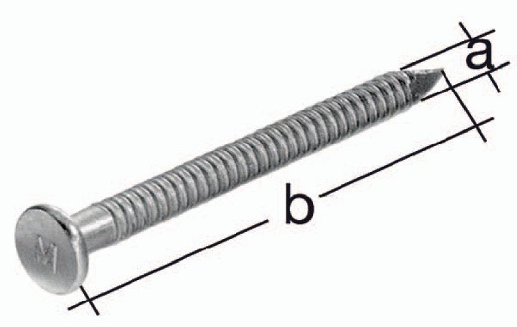 GAH Alberts Ankernagel DIN 1052 D4x40mm STA roh Produktbild 
