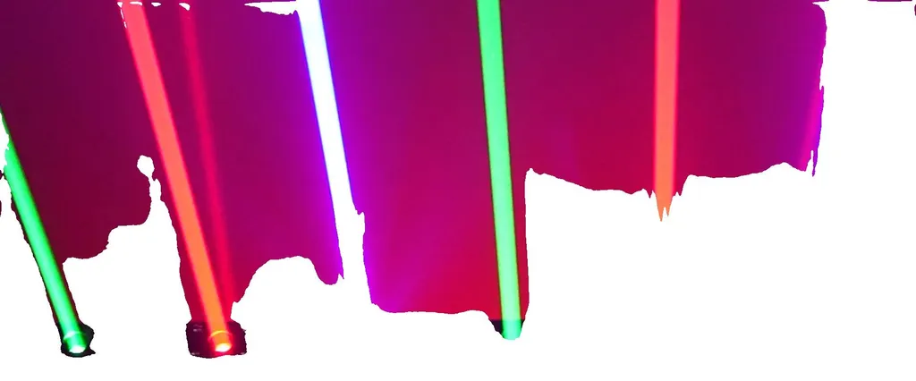 Lyre LED DMX Laser RVB Effet Scène Spectacle - Prise UE Modèle Pro 2024