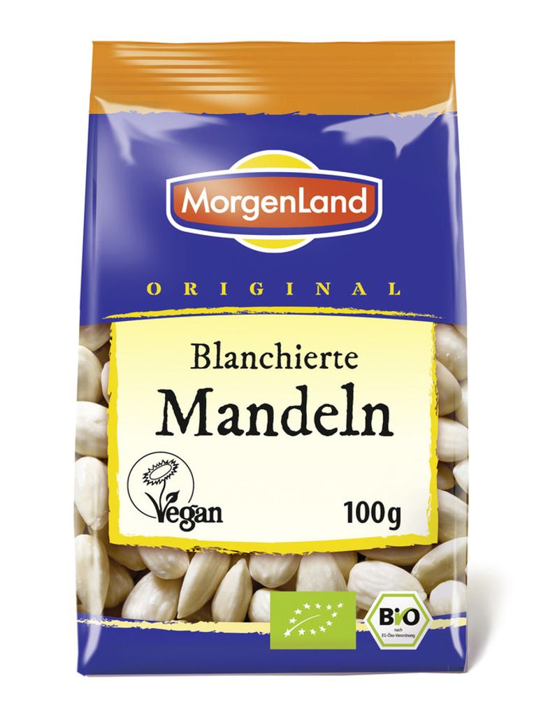 MorgenLand - Blanchierte Mandeln - 100g Produktbild 