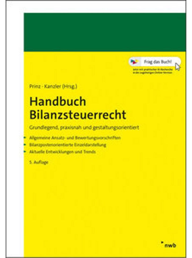 Handbuch Bilanzsteuerrecht