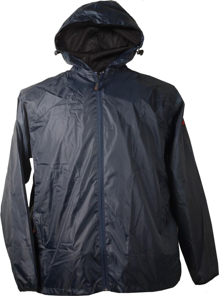 Übergrößen Leichte Regenjacke 6XL Blau