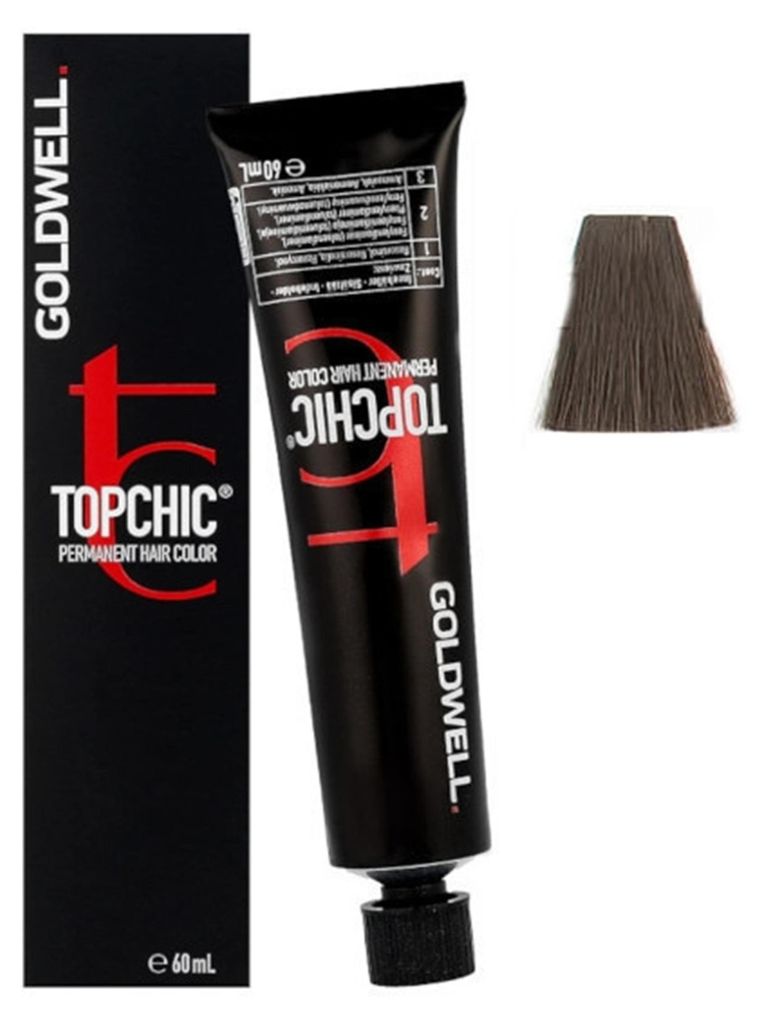 Goldwell Topchic Tube 6NA Blond Cendré Naturel Foncé 60ml Image du produit 