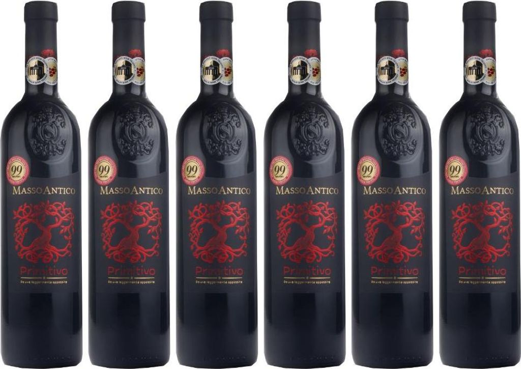 6x Masso Antico Primitivo Salento 14% Vol. 0,75L Produktbild 