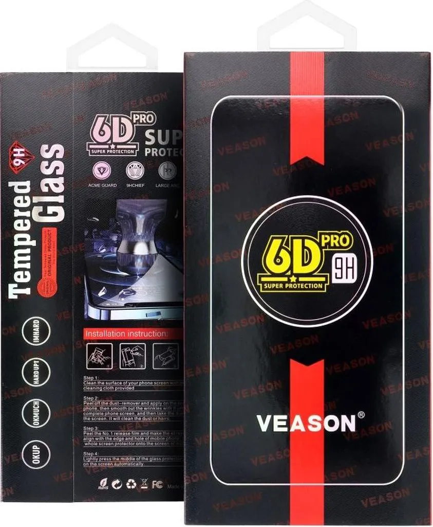 Proteggi Schermo Motorola G04 G24 Power E14 - Vetro 6D Pro Veason