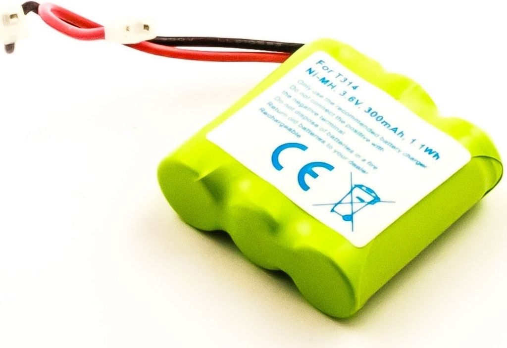 Akku für Loewe alphaTel 3100 DE NiMH 3,6 Volt 300 mAh grün.