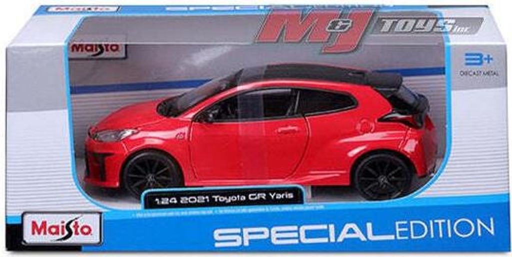 MAISTO Toyota GR Yaris 2021 rot 32909 Produktbild 