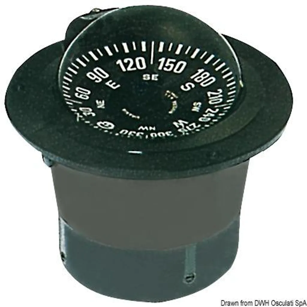 Boussole RIVIERA 4" BU1 pour Naviguer en Mer en Sécurité par Tout Temps