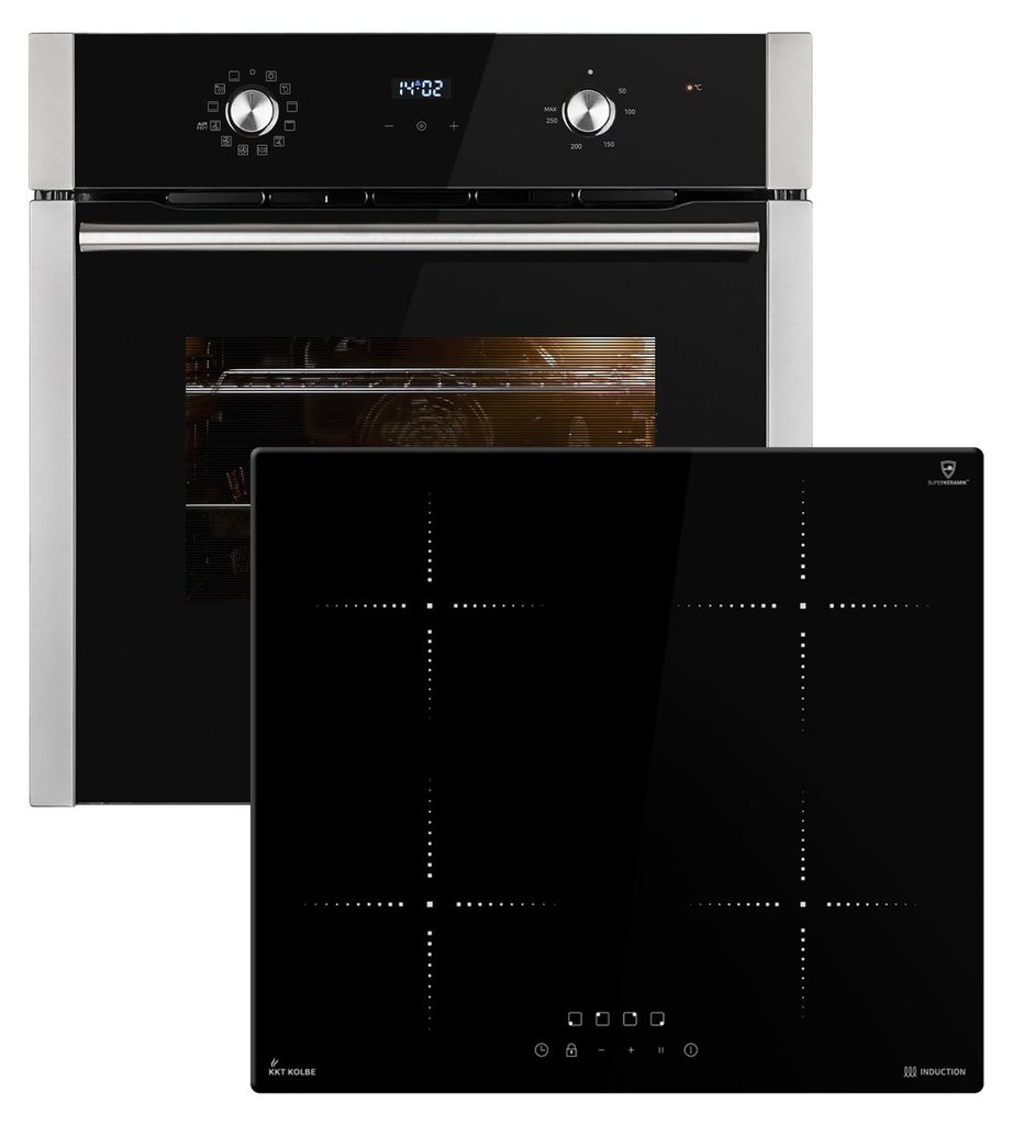 Autarkes Herdset: 60cm Einbaubackofen BO8810SS + 59cm Produktbild 