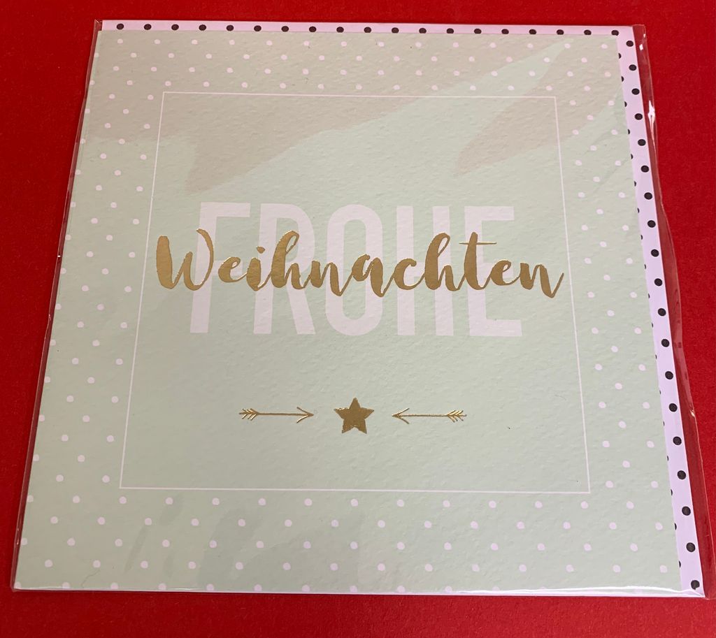 A 7227738 Serie Pastell Collection Glückwunschkarte Weihnachten im F