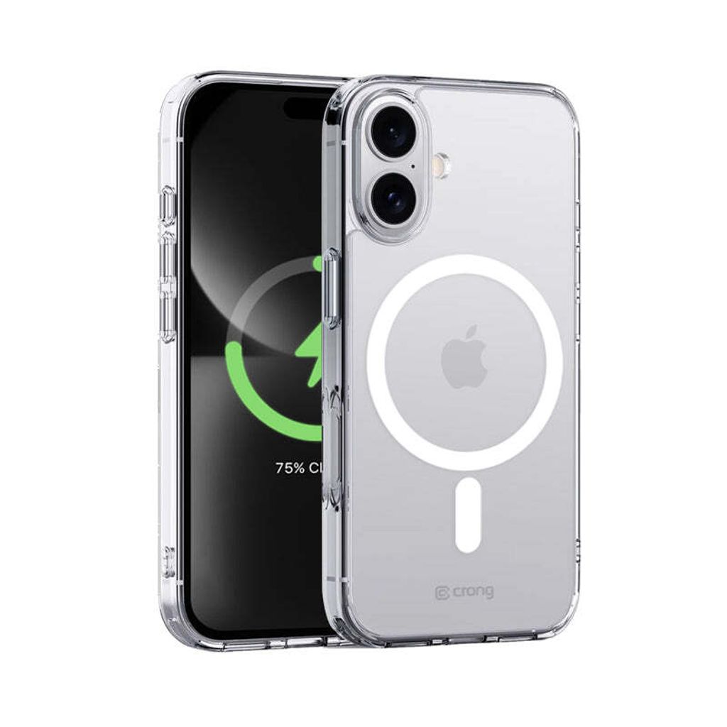 Crong Clear MAG Cover - iPhone 16 MagSafe Hülle (Klar)