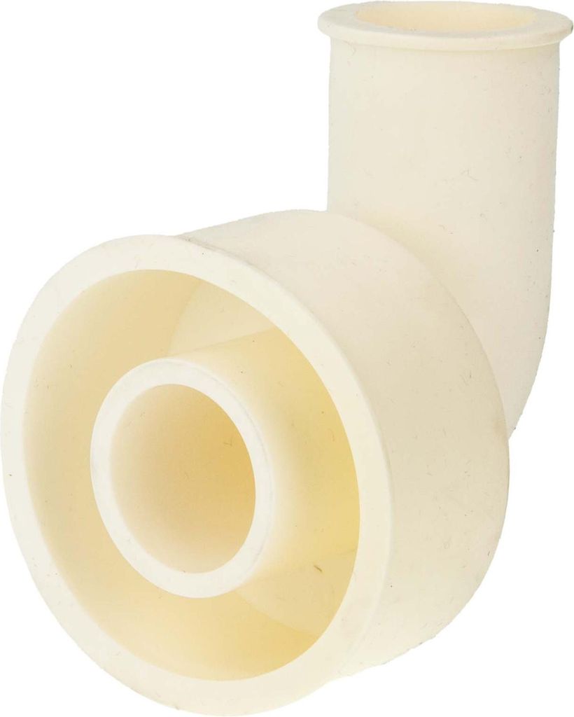 tecuro WC-Spülrohrverbinder - Winkelform - Ø 48/28 Produktbild 