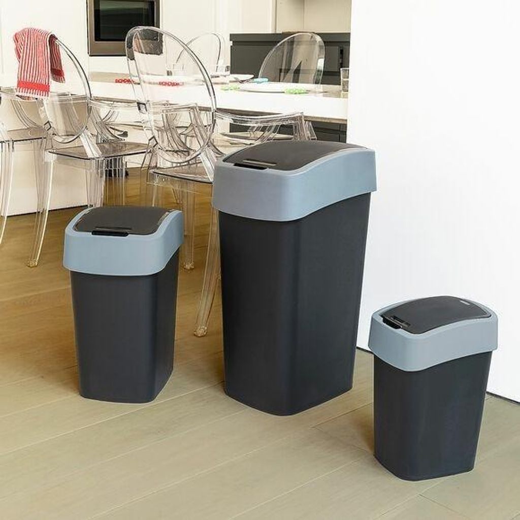CURVER Flip Bin Mülleimer 50 Liter – Platzsparend & Stylisch