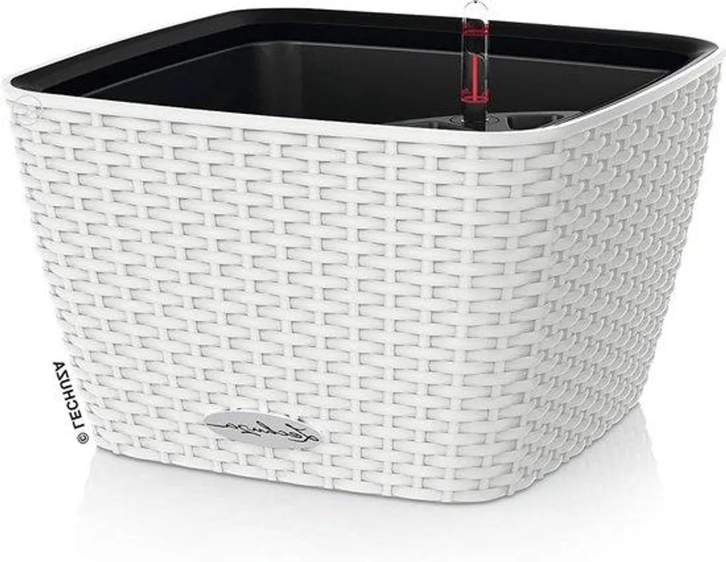 Étagère plantes blanche multi-niveaux avec protection anti-humidité PVC