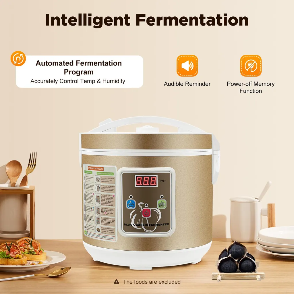 Fermenteur d'ail multifonction MULTI avec écran de contrôle digital
