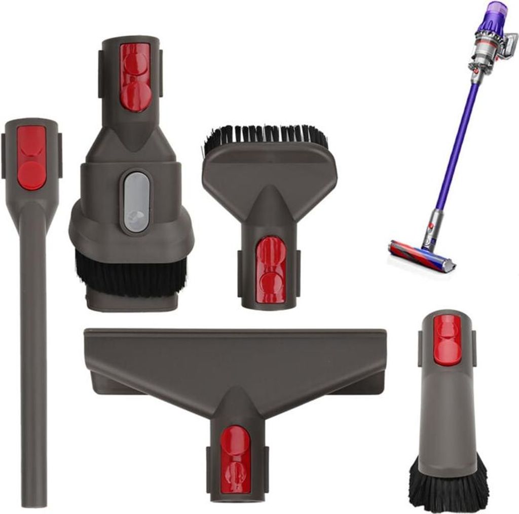 Bürsten-Set-Zubehör für Dyson V8, V7, V611 und V10 Staubsauger, Komplett-Reinigungsteile für Dyson