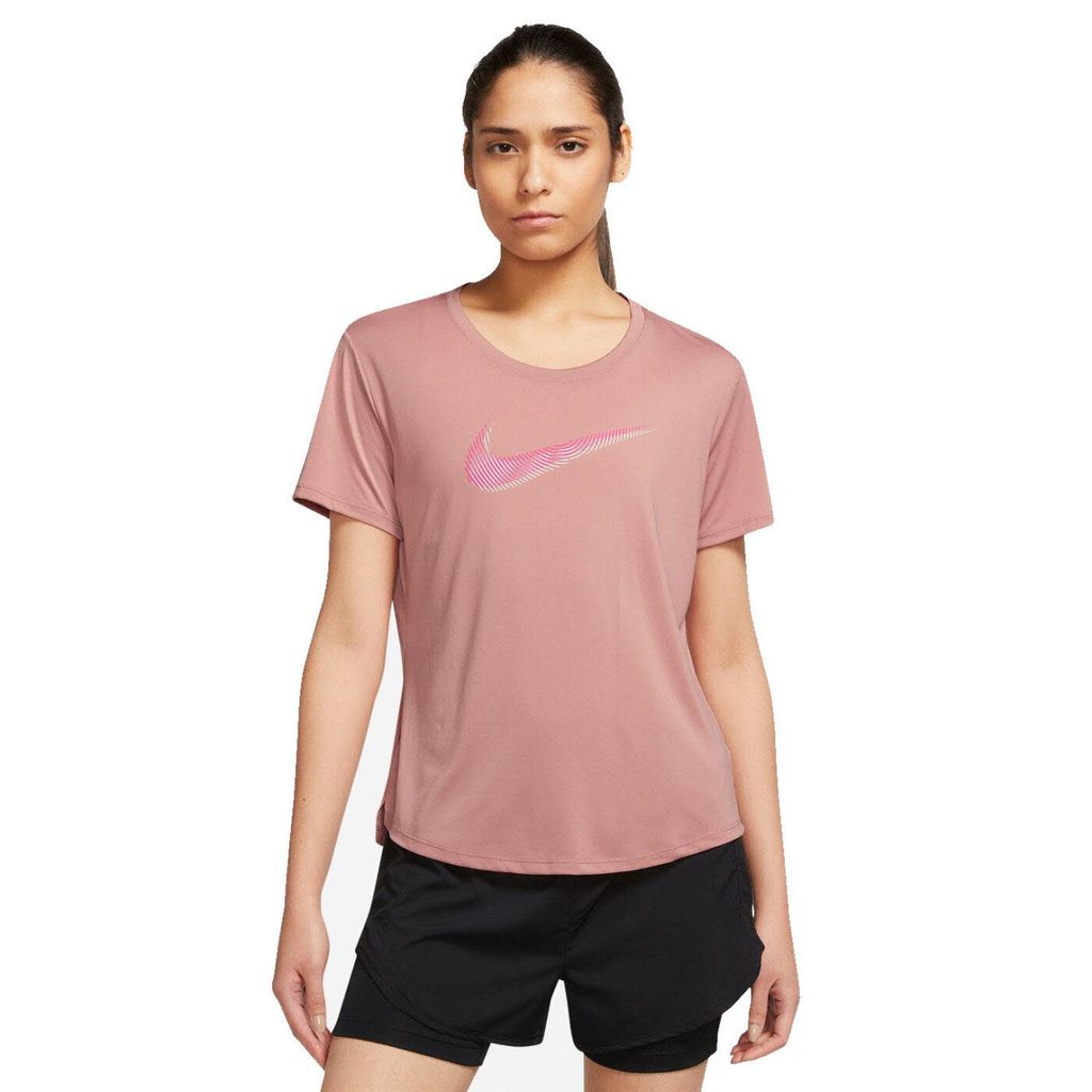 NIKE W NK DF SWOOSH HBR SS TOp T-Shirt Damen rosa S