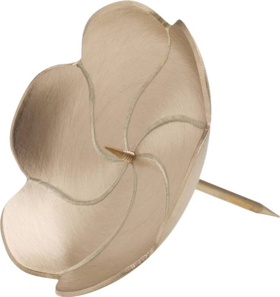Kranzteller Lotos Ø10cm Messing Gold Matt Untersetzer Kerzenhalter Dekoteller