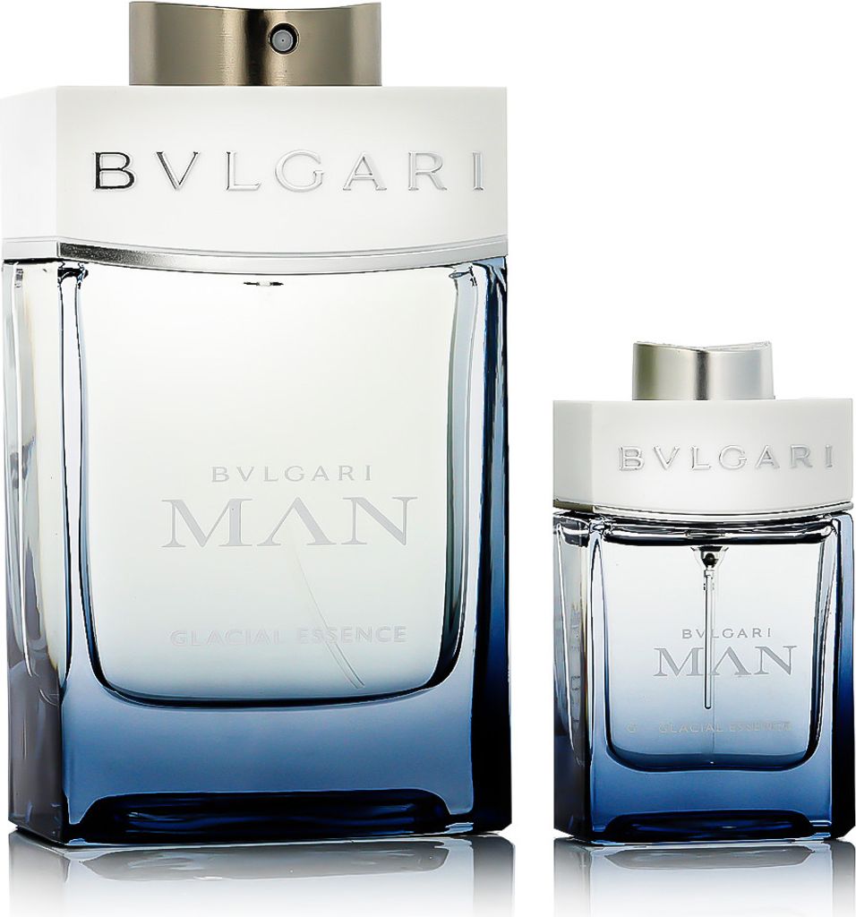 Bvlgari Man Glacial Essence Gift Set - Eau De Parfum 100 Ml And Eau De Parfum 15 Ml
