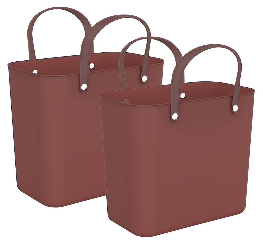 Rotho Multibag 2er-Set Albula - 25L Tasche zum Shoppen - Produktbild 