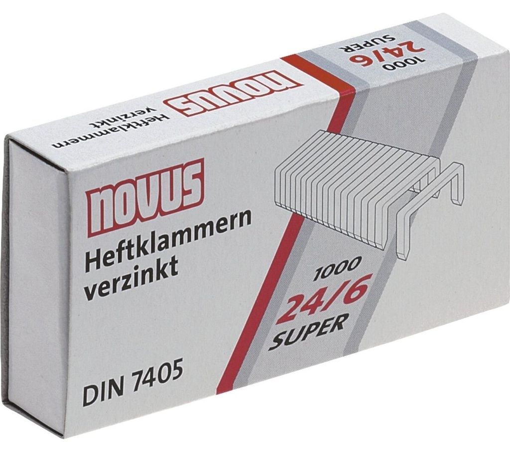 Novus 040-0026, Klammerpack, 6 mm, Befestigung, 1000 Produktbild 