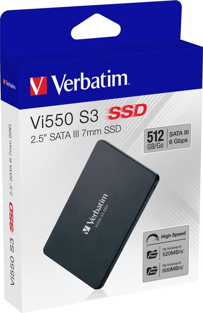 Verbatim Vi550 2,5 SSD 512 GB SATA III Obrázok produktu 