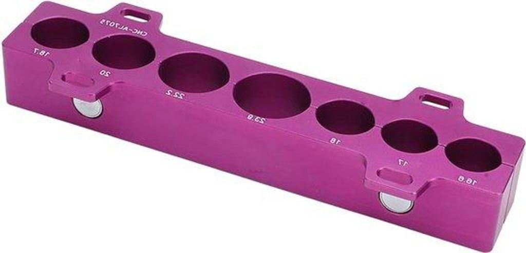 Aluminium Achterschokbrekers für Vorderräder mit runden Rohren.