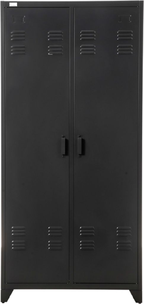 Metall Schrank Spind 2-türig ODESSA dunkelgrau Stahlschrank Schrank Lager Büro Ablage Jet-Line geräuschdämpfende Kunststoff-Türanschlagspuffer