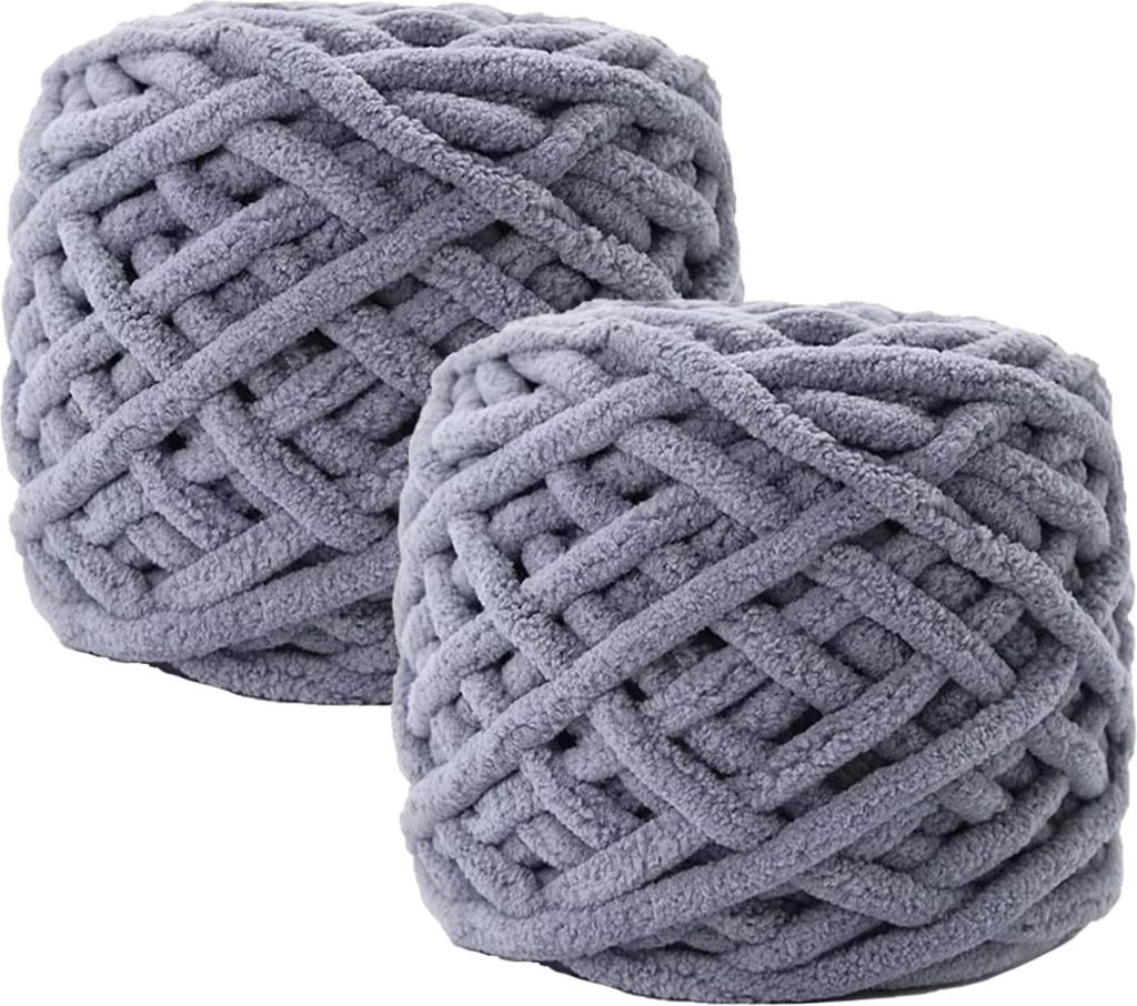 Superweiches Breigarn 180 g | Grob Stricken und Häkeln für Schals, Mützen, Decken und Kissen