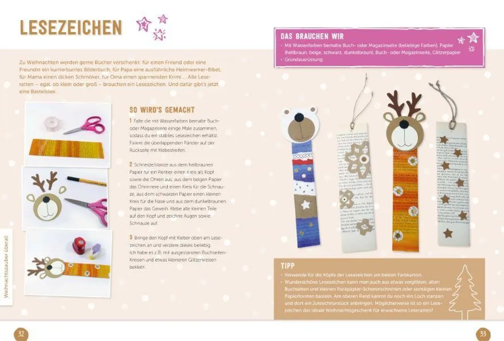 Matériel bricolage Noël multicolore en feutrine et bois de hêtre