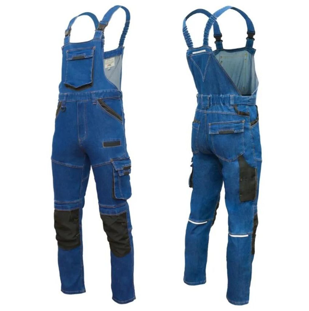 Arbeitskleidung Art.Mas JEANS Latzhose Arbeitshose Bundhose Produktbild 