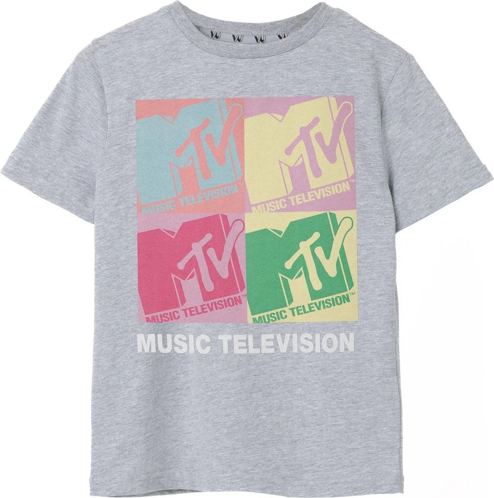 MTV - T-Shirt für Mädchen NS7328 (140) (Grau)