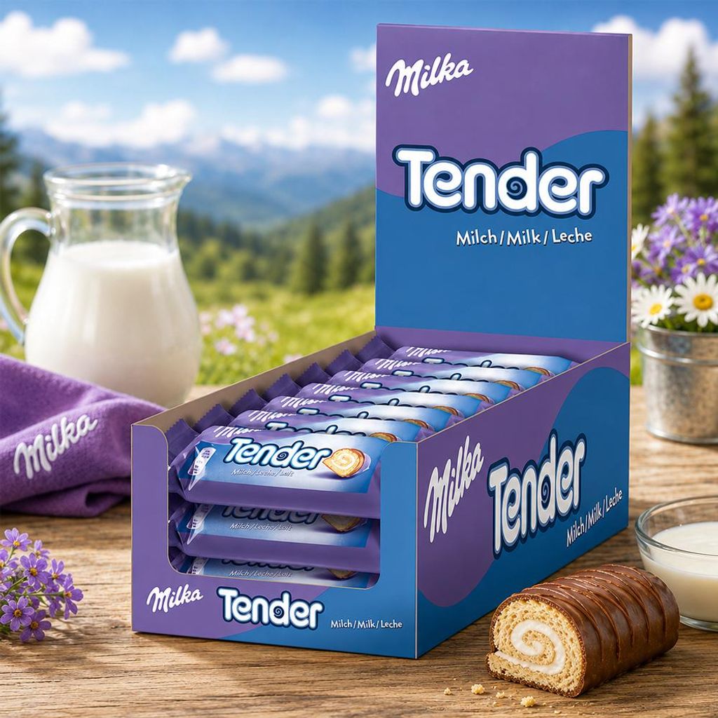 Milka Tender Milch Schokoriegel 21 St. Immagine del prodotto 