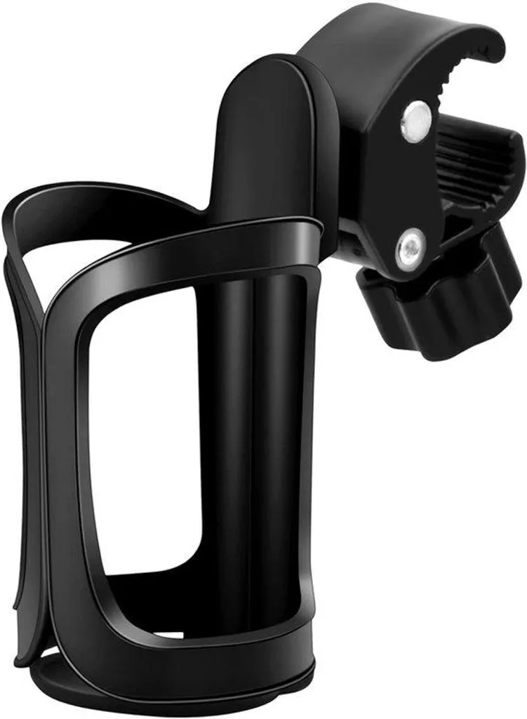 Porte-bidon ultra léger aluminium noir avec structure anti-vibration